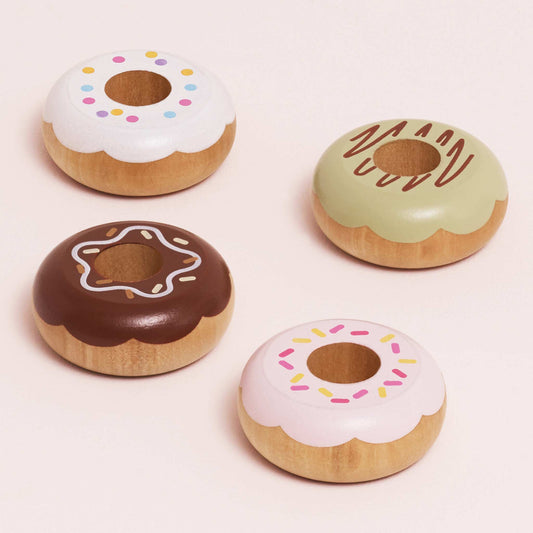 Wooden Donut Play Food Set