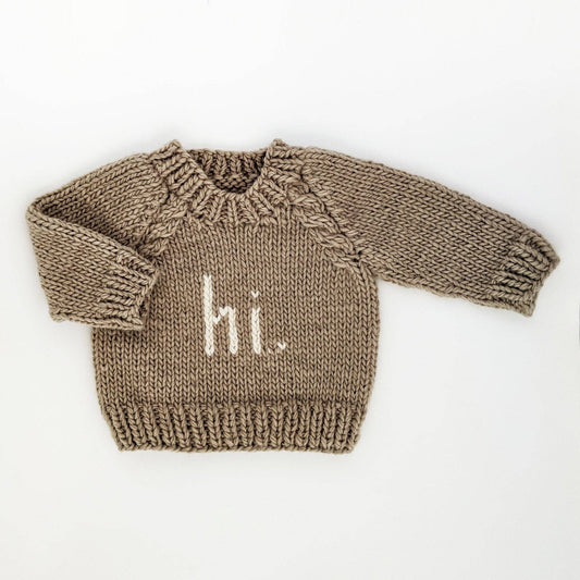 Hi. Pebble Crew Neck Sweater Baby & Toddler: 0-6 months