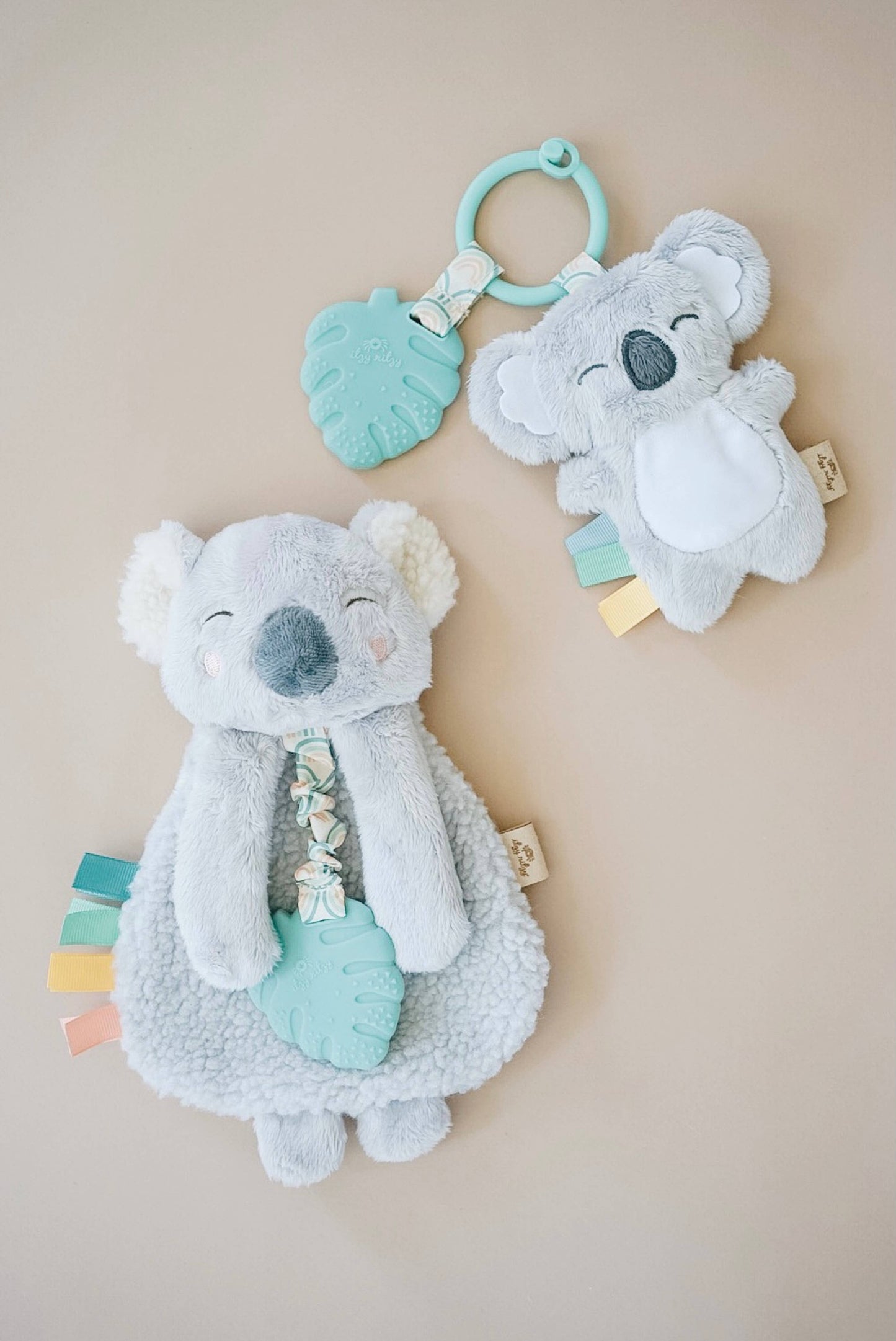 Itzy Pal™ Plush + Teether: Strawberry
