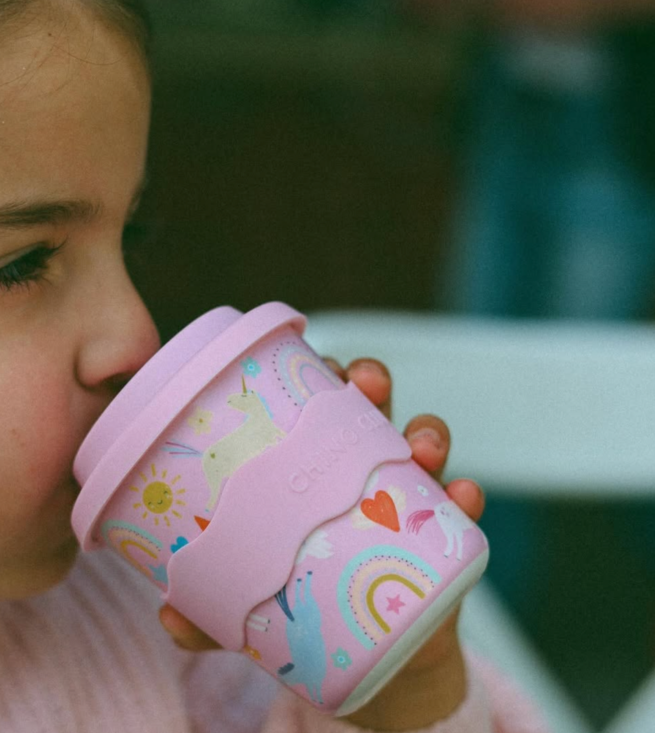 Pink Unicorn Babychino Cup 4oz