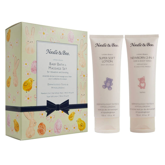Baby Bath & Massage Set, Crème Douce, Easter