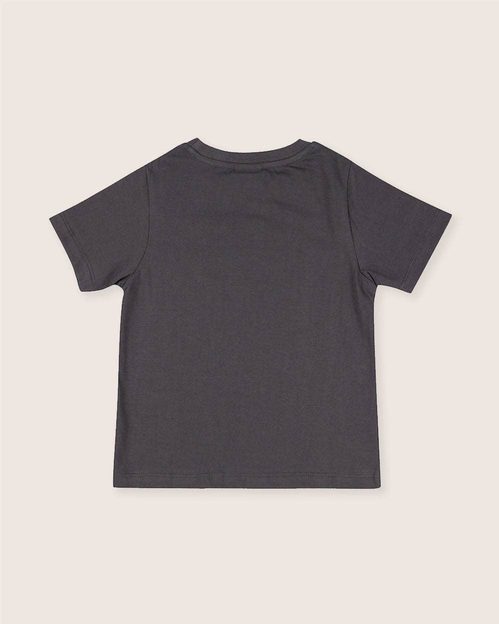 Peace Please T-Shirt: CHARCOAL / 2-3 Years