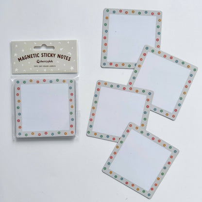 Magnetic Sticky Notes (10pc Dry Erase Labels)