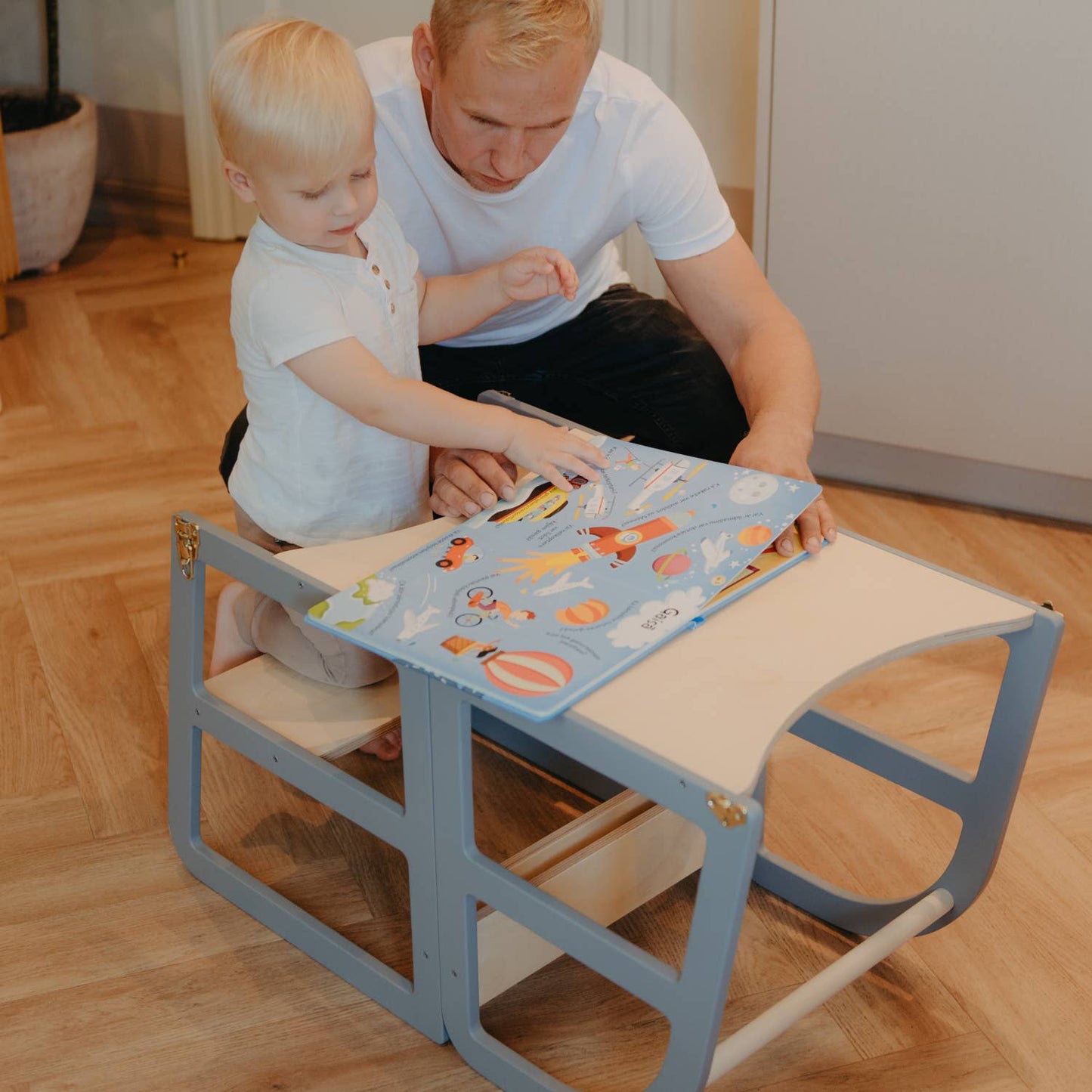 Transformable Kitchen Tower Sleekstep, Highchair+Tray Combo
