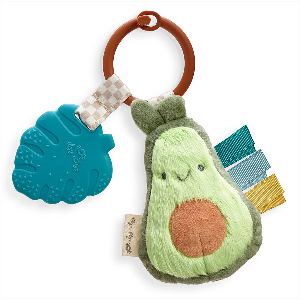 Itzy Pal™ Plush + Teether: NEW Mushroom