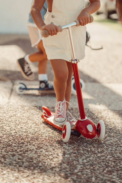 BANWOOD 3-WHEEL SCOOTER VINTAGE - RED