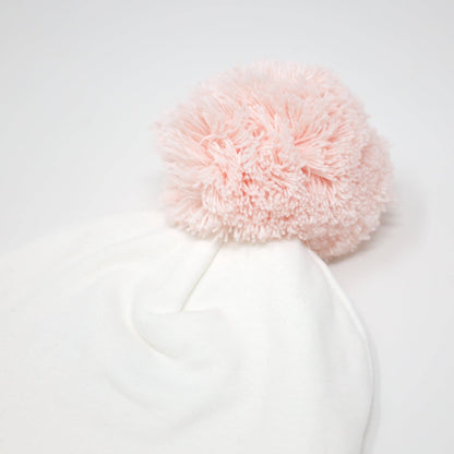 Pale Pink Pom Hat