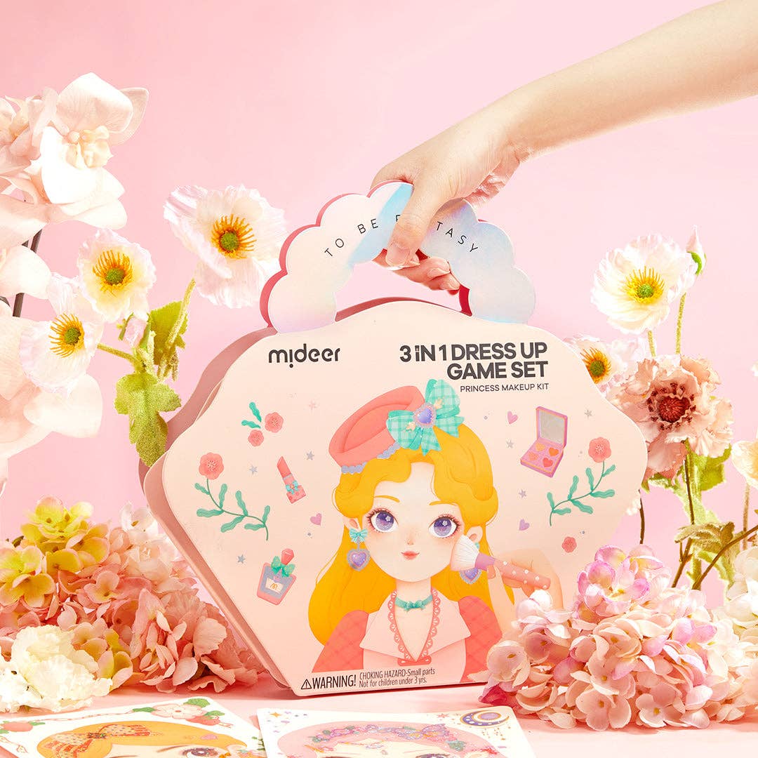 3-in-1 Dress Up Game Set: Princess Fantasy Makeup