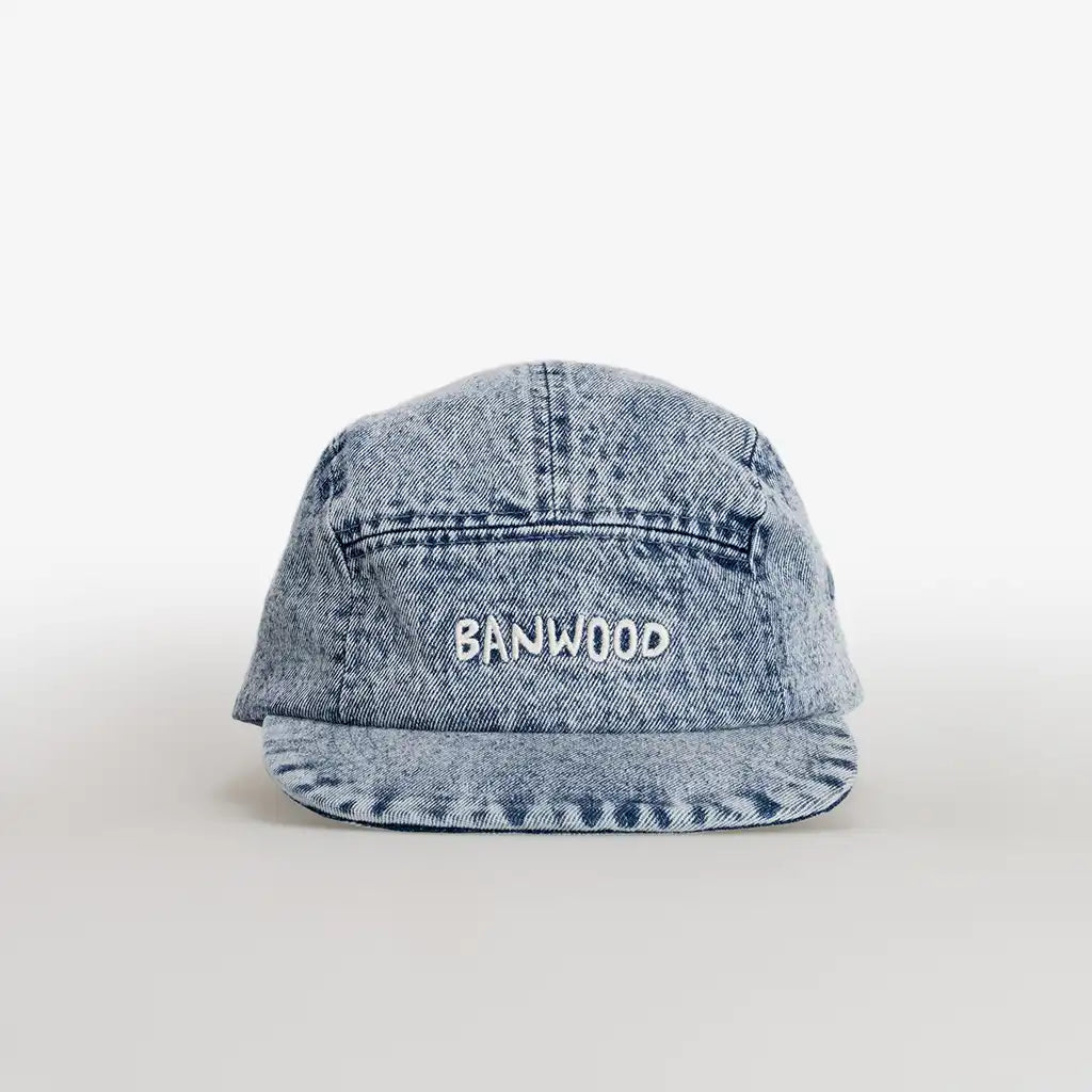 Banwood Washed 5 panel Cap - Denim