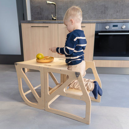 Transformable Kitchen Tower Securestep, Highchair+Tray Combo