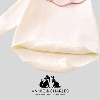 Annie & Charles® Fine Knit Bodysuit "Rosie Collar"