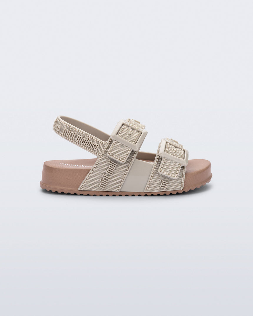 Mini Melissa Cozy M Lover Baby Sandals: Brown