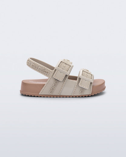 Mini Melissa Cozy M Lover Baby Sandals: Brown