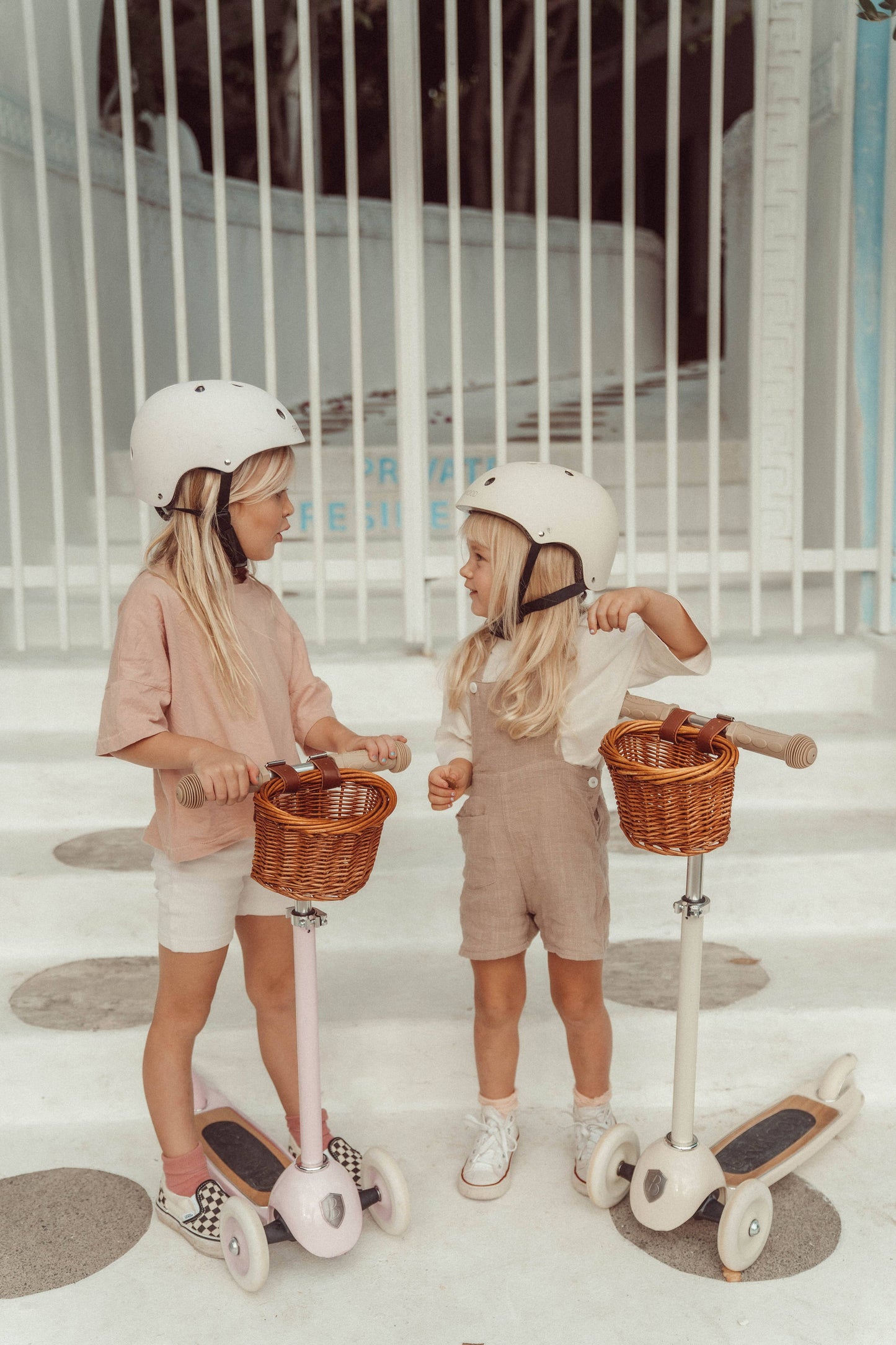 BANWOOD 3-WHEEL SCOOTER VINTAGE - CREAM