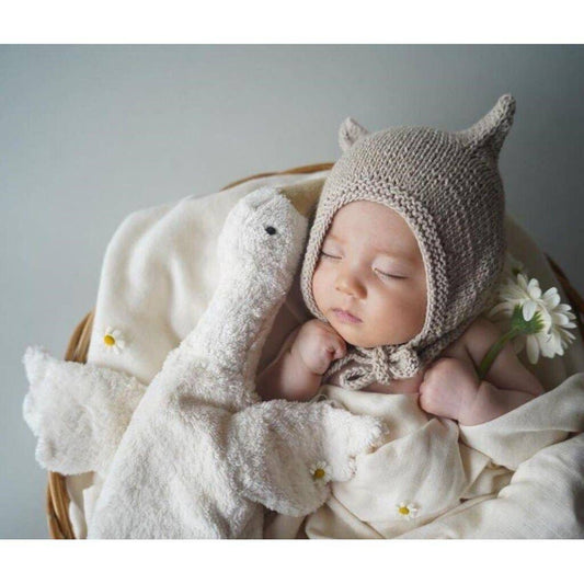Cuddly animal Goose small | white