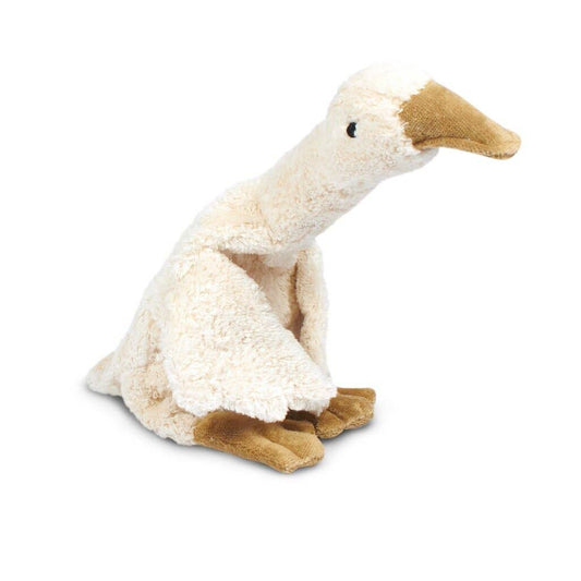 Cuddly animal Goose small | white