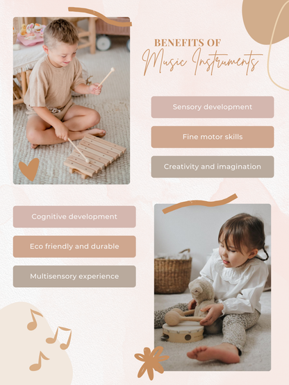 Wooden Recorder Musical Toy