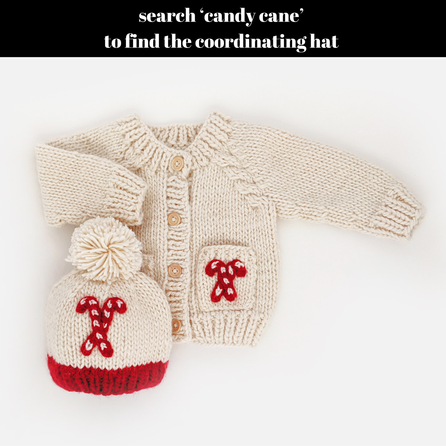 Candy Cane Cardigan Sweater  Baby & Toddler: 6-12 months