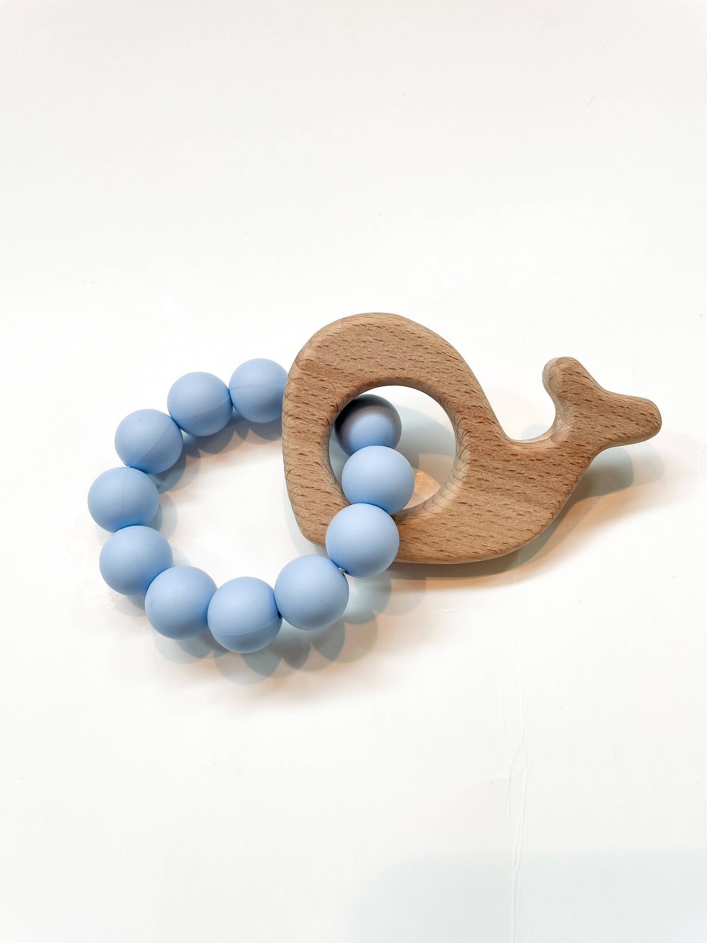 Basic Whale Teether: Taupe