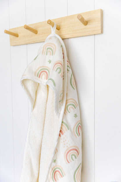Parker Baby Hooded Towel (Rainbow)