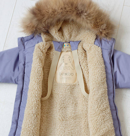 Warm Waterproof & Snowproof Kids' Winter Coat (Lavender)