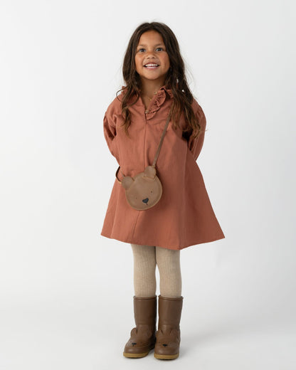 Britta Classic Purse | Bear | Cognac Classic Leather - Cognac Classic Leather