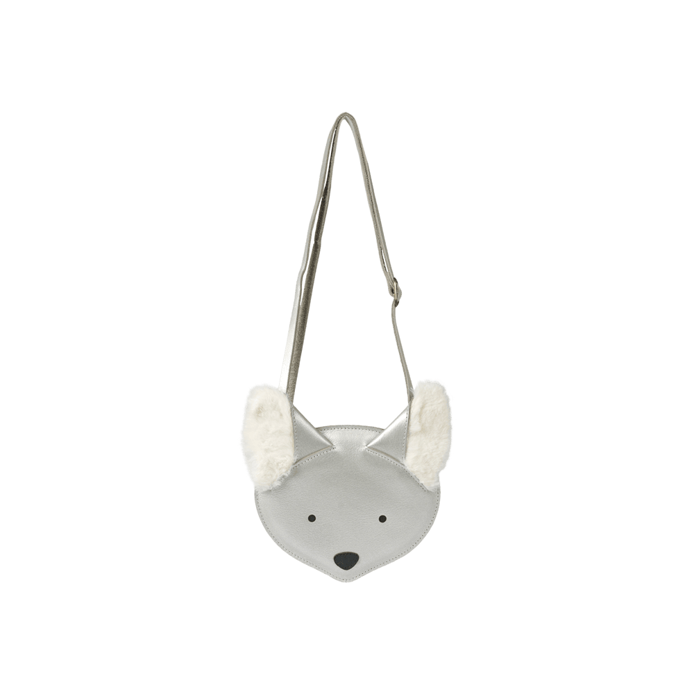 Britta Exclusive Purse | Polar Fox | Silver Grey Metallic Leather - Silver Grey Metallic Leather