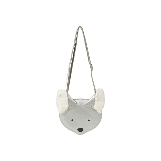 Britta Exclusive Purse | Polar Fox | Silver Grey Metallic Leather - Silver Grey Metallic Leather
