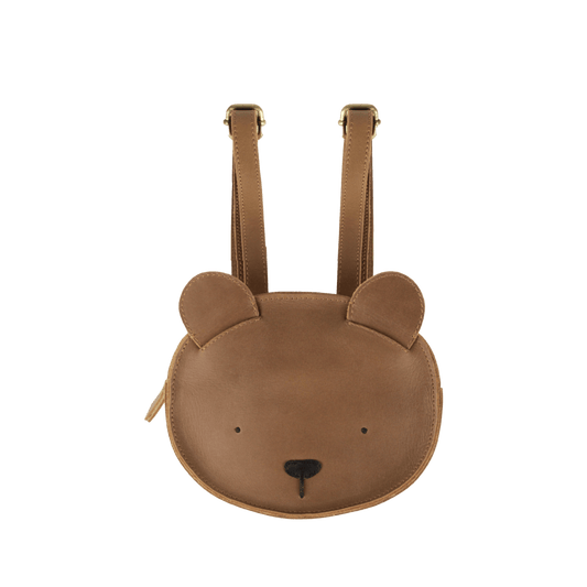 Kapi Classic Backpack | Bear | Cognac Classic Leather - Cognac Classic Leather
