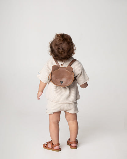 Kapi Classic Backpack | Bear | Cognac Classic Leather - Cognac Classic Leather