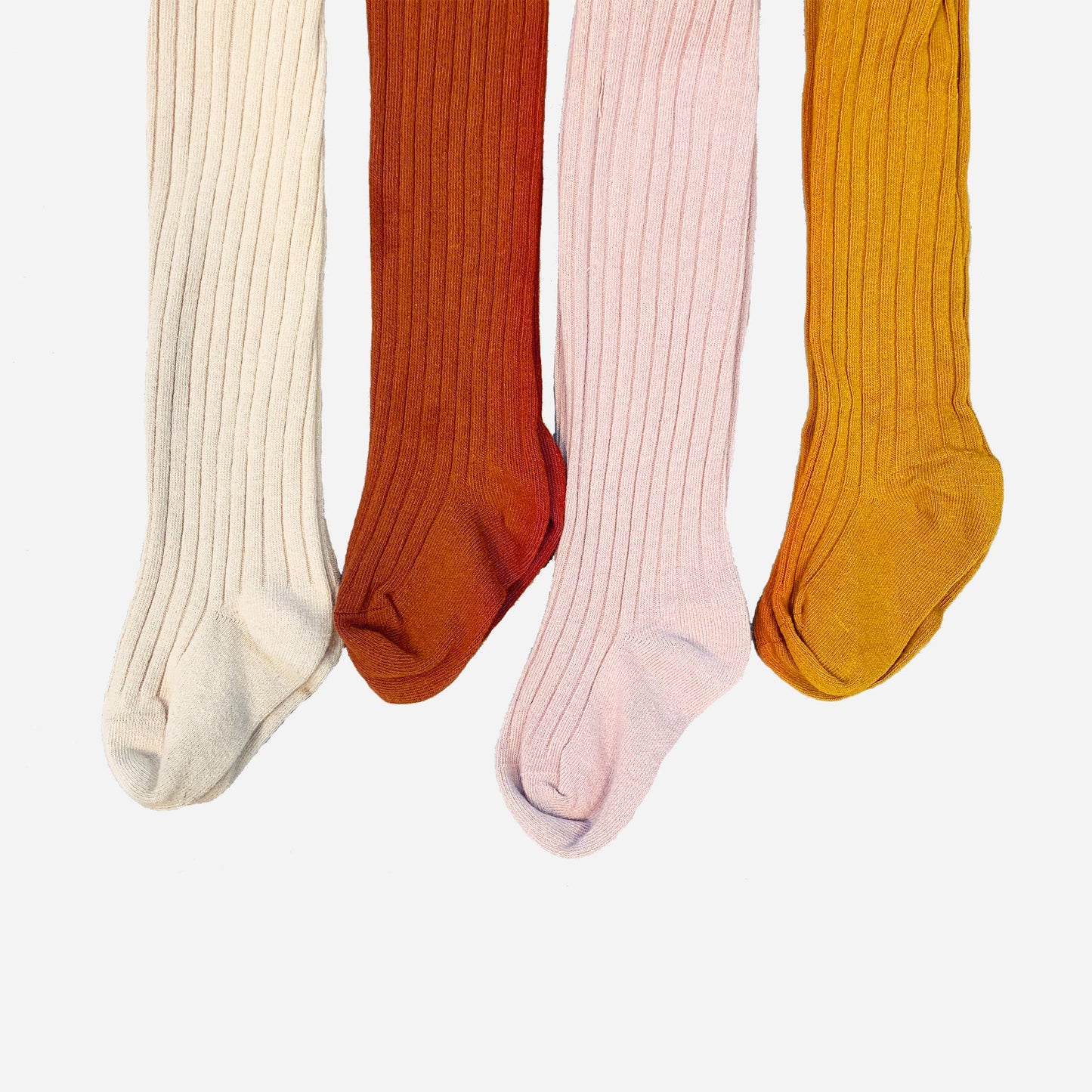 Tights, Cinnamon | Girls Cotton Tights | Kids Clothing: Small 12-24 m