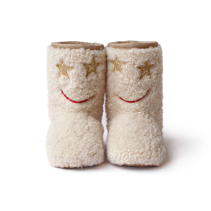 Starry Eyes Kids Winter Boot (Creamy Bear)