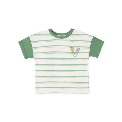 Tennis Dropped Shoulder T-Shirt - Court Side