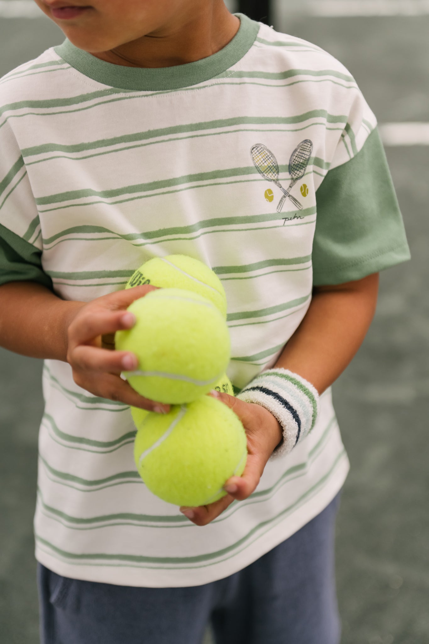 Tennis Dropped Shoulder T-Shirt - Court Side