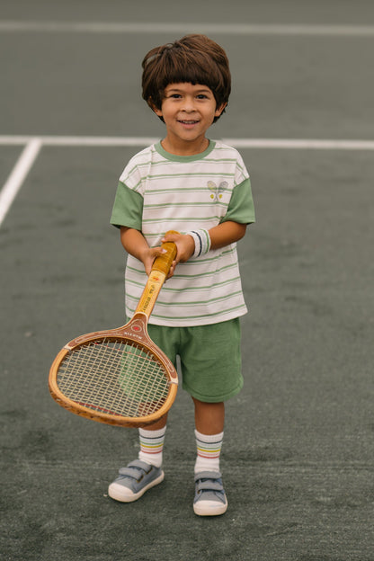 Tennis Dropped Shoulder T-Shirt - Court Side
