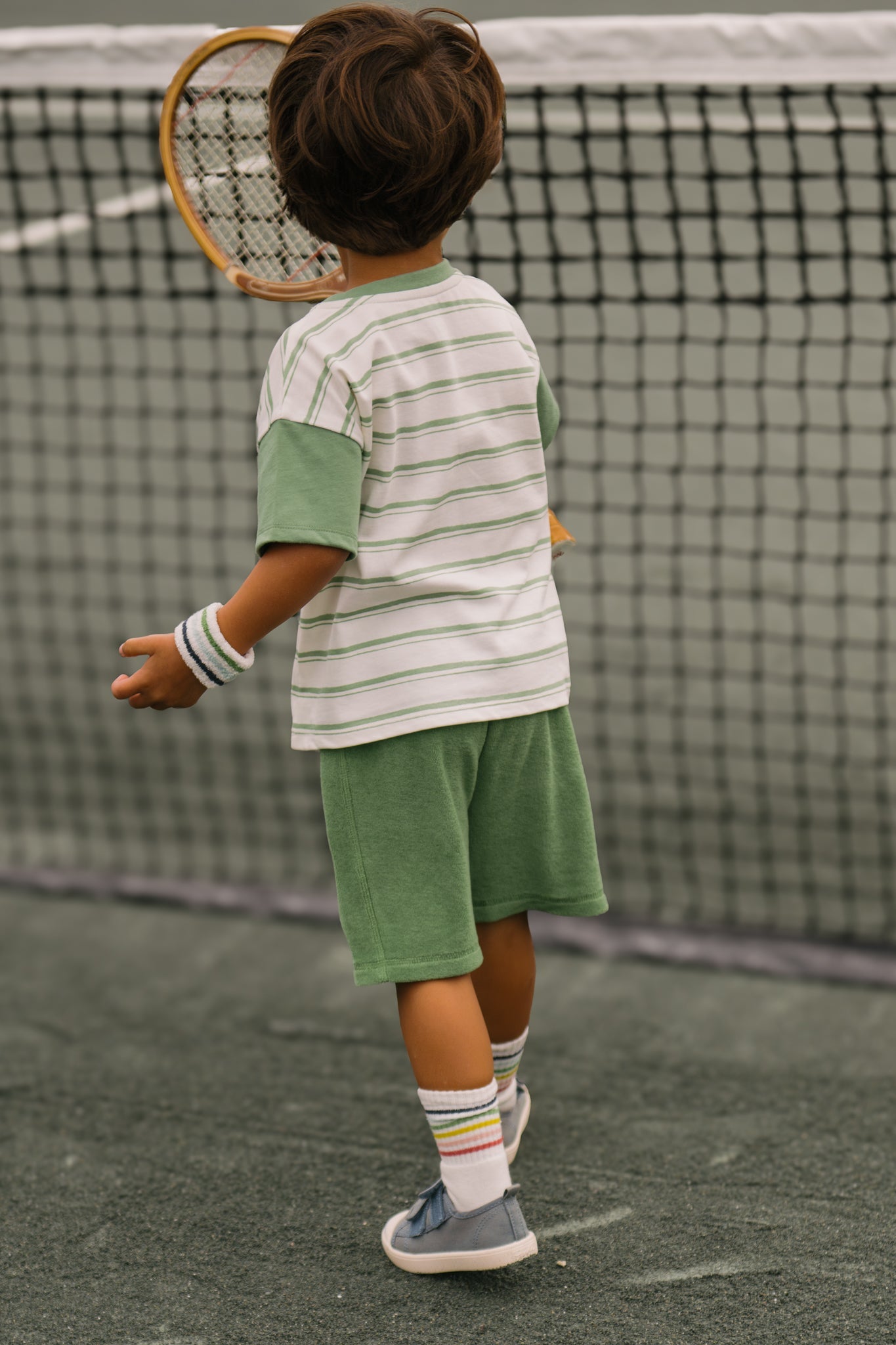 Tennis Dropped Shoulder T-Shirt - Court Side