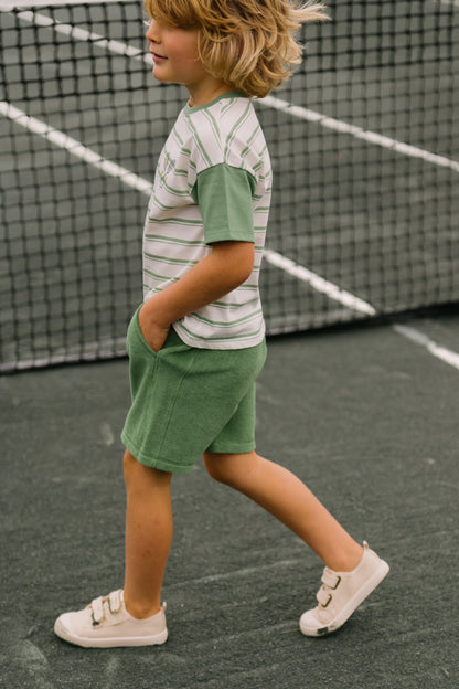 Tennis Dropped Shoulder T-Shirt - Court Side