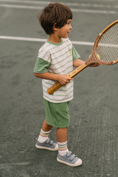 Tennis Dropped Shoulder T-Shirt - Court Side