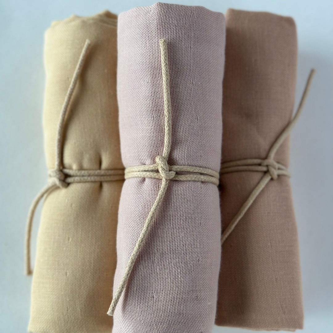 Muslin Cloth - Misty Rose - 100% Organic Cotton