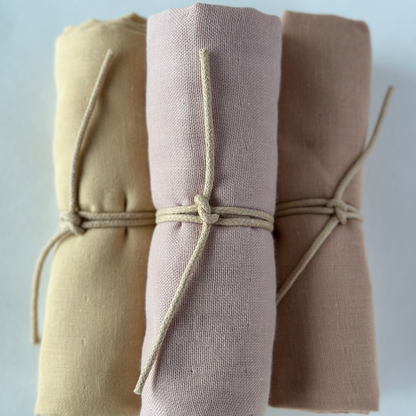 Muslin Cloth - Misty Rose - 100% Organic Cotton