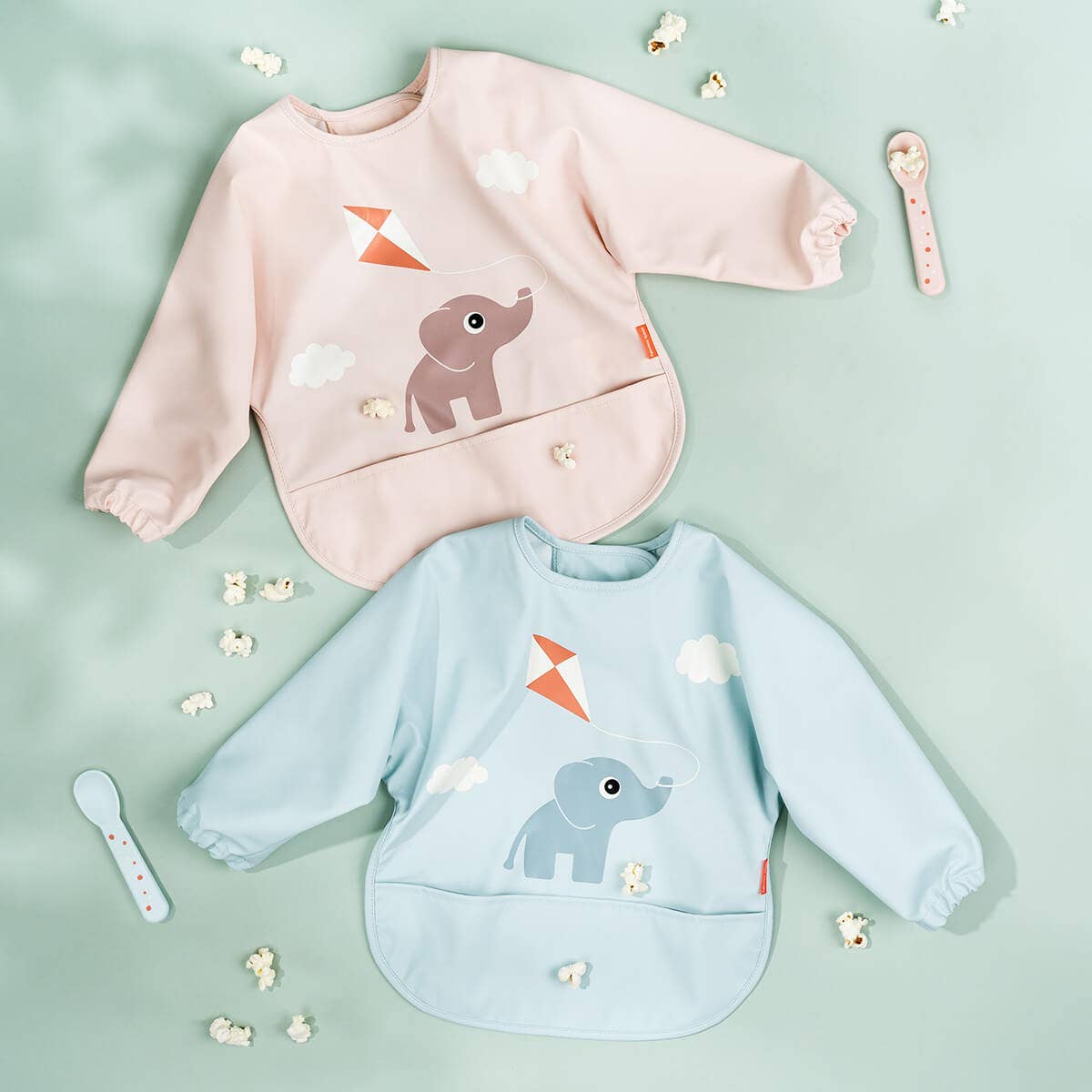 Sleeved Pocket Bib Playground Powder