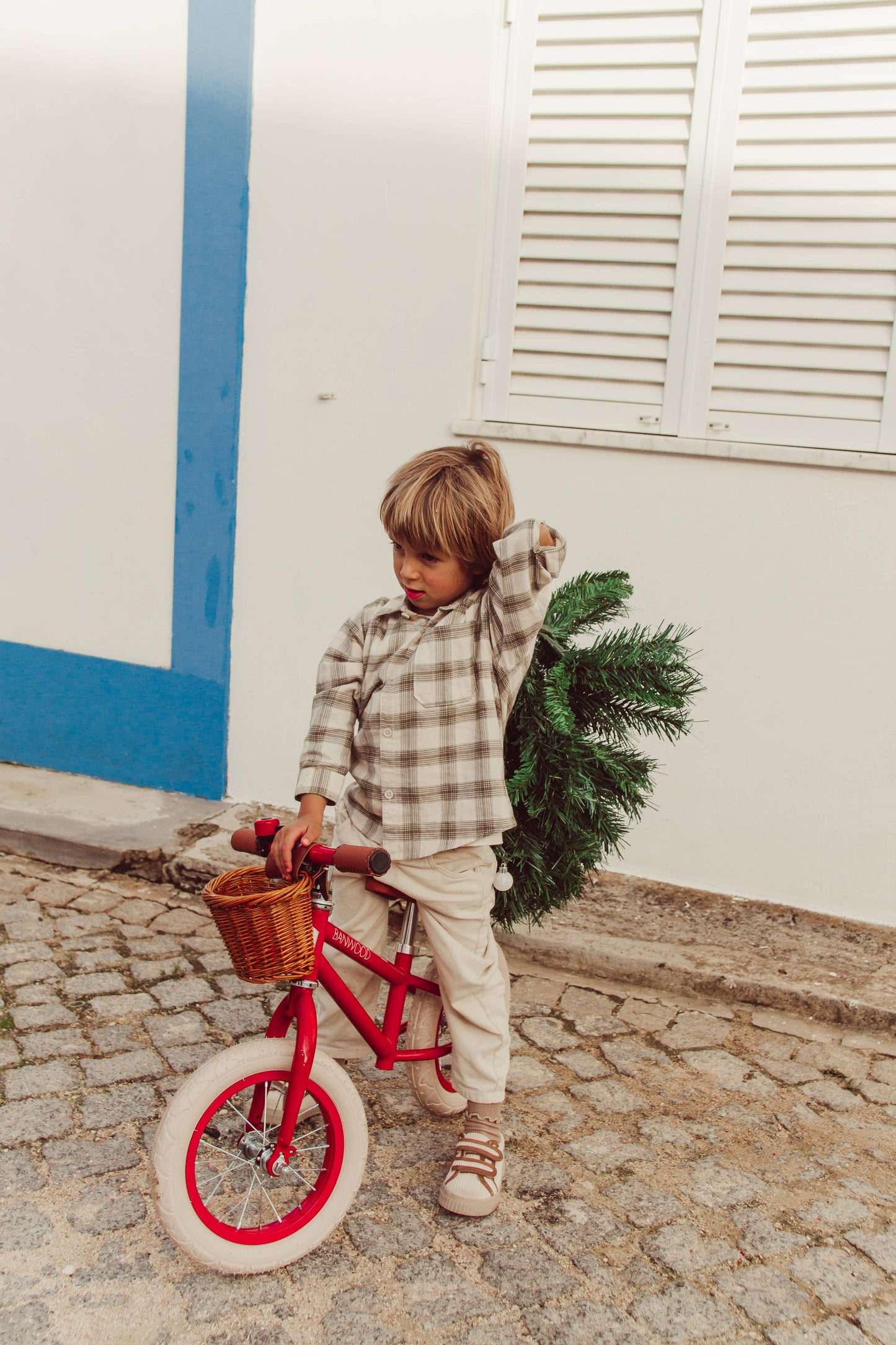 BANWOOD BALANCE BIKE FIRST GO VINTAGE - RED