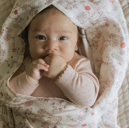 Into The Woodlands Swaddle - Ivory