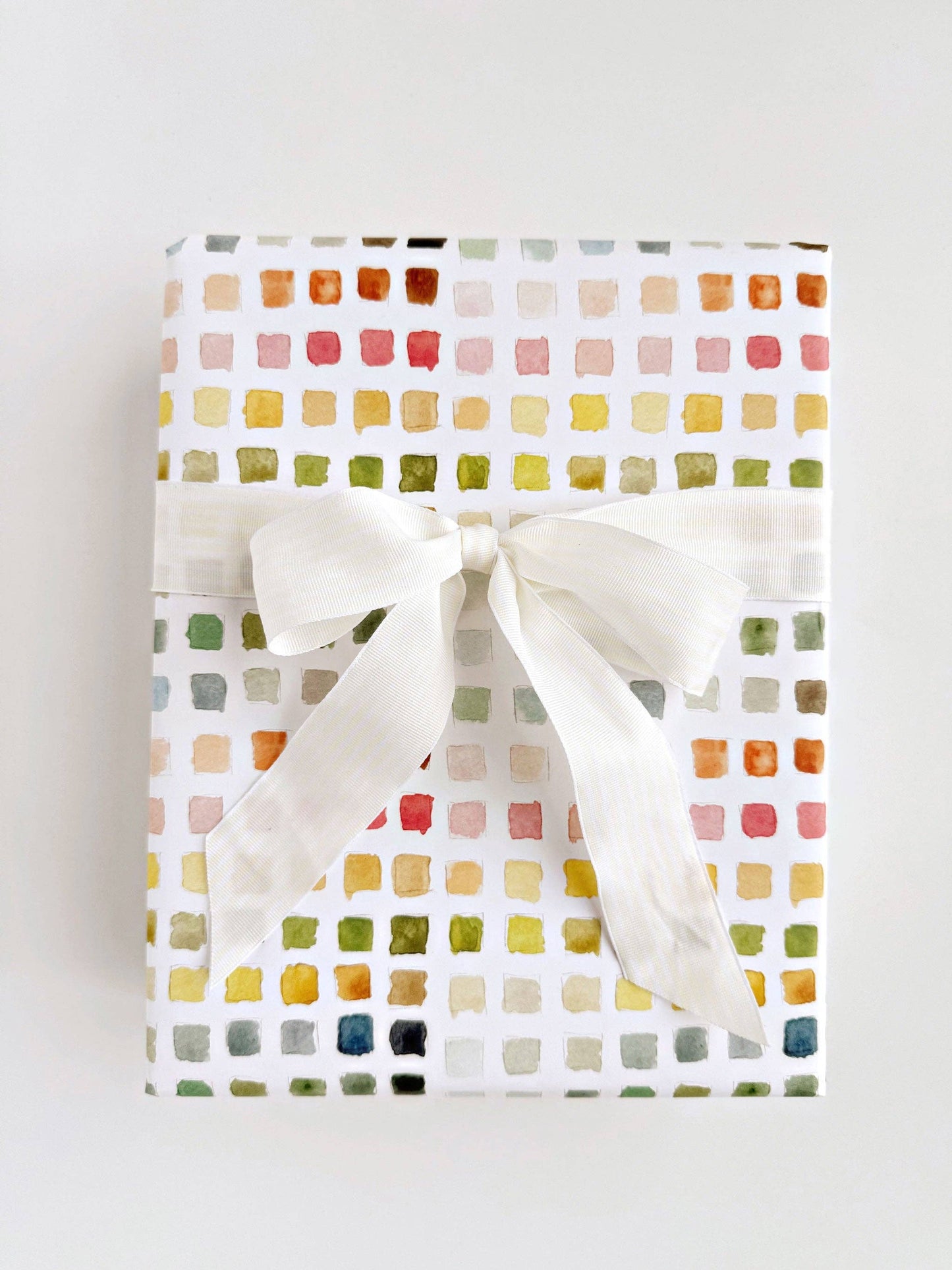 Paint swatch gift wrapping paper