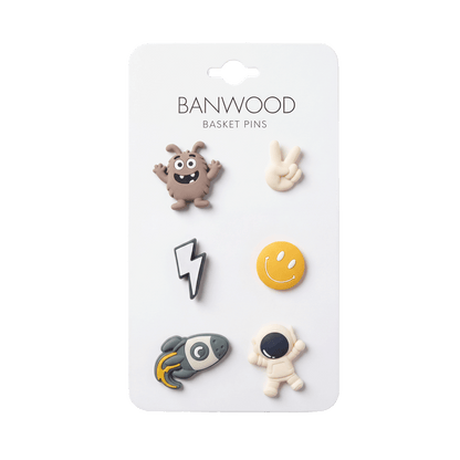 BANWOOD BASKET PINS - SPACE