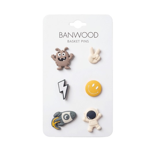 BANWOOD BASKET PINS - SPACE