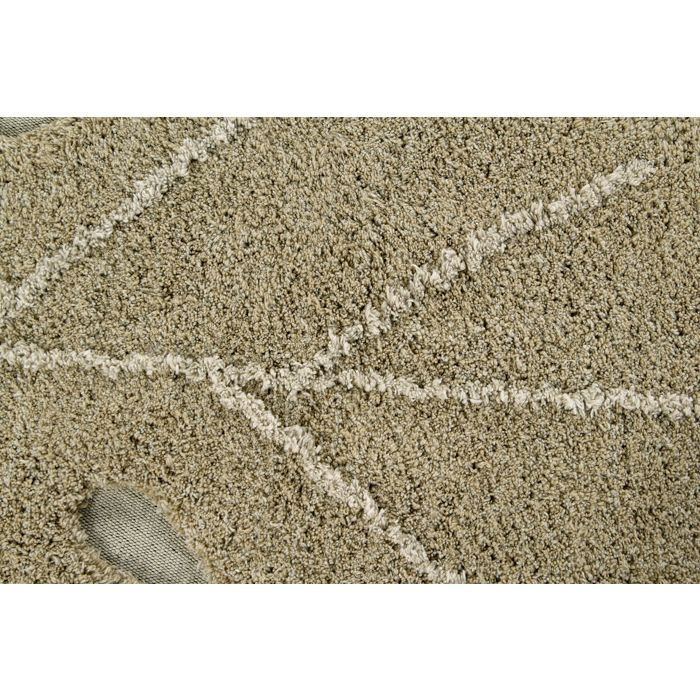 Washable Rug Monstera Olive: 5'11" x 4'