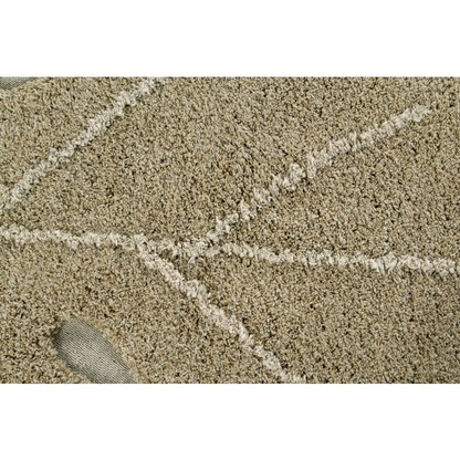 Washable Rug Monstera Olive: 5'11" x 4'