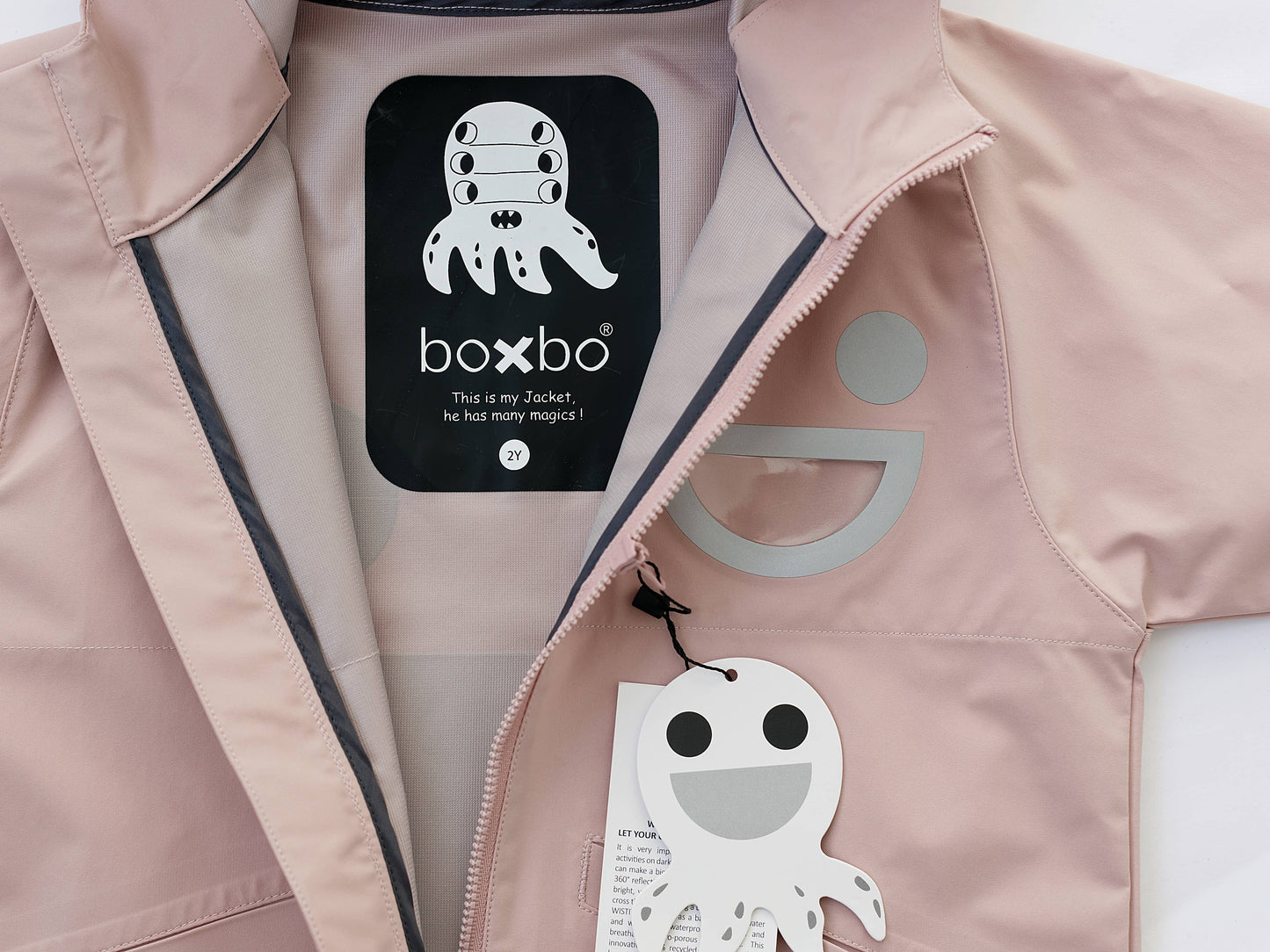 WISTITI Windbreaker Rain Jacket - Pink: 9-10y (140cm)