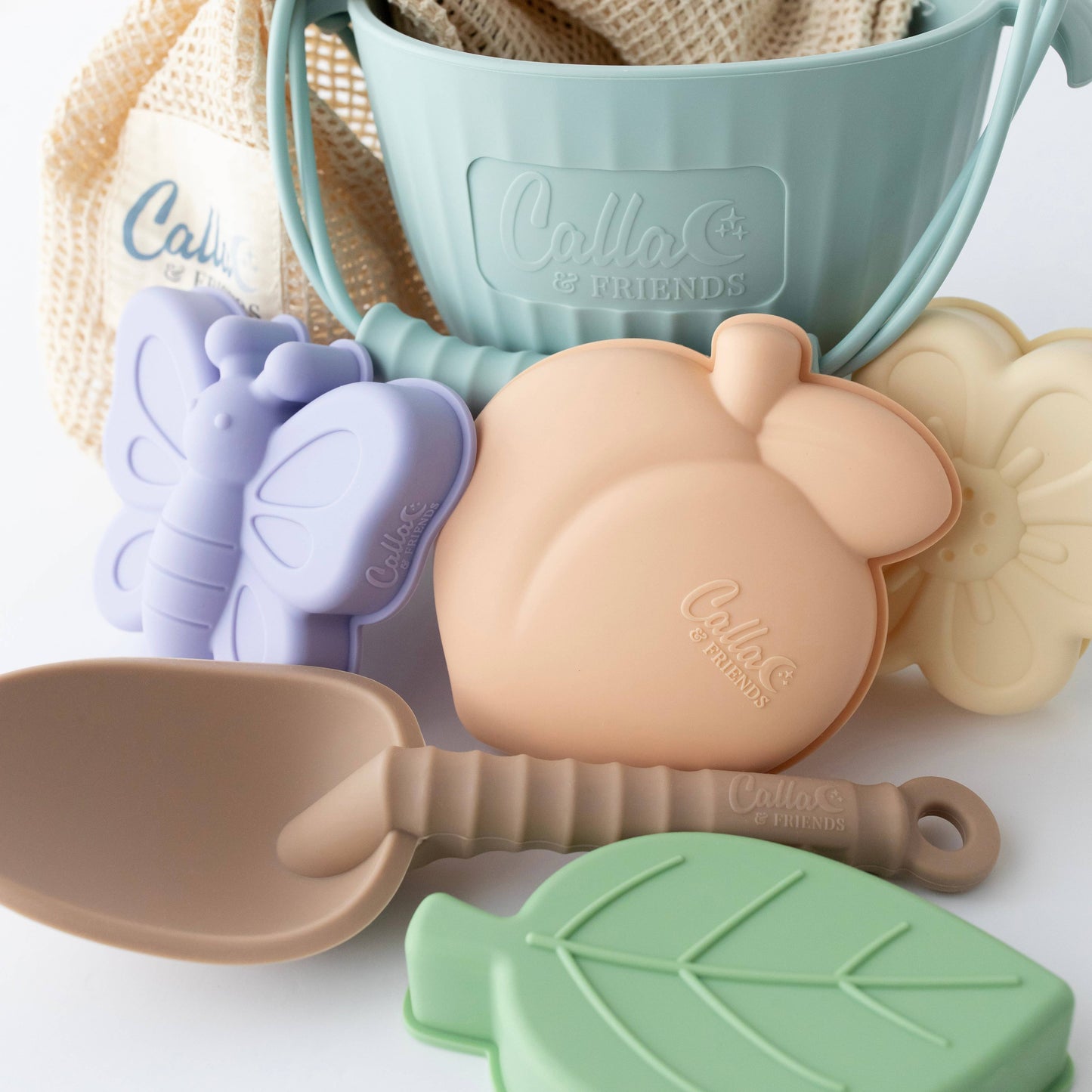Peach Blossom Silicone Beach Toy Set